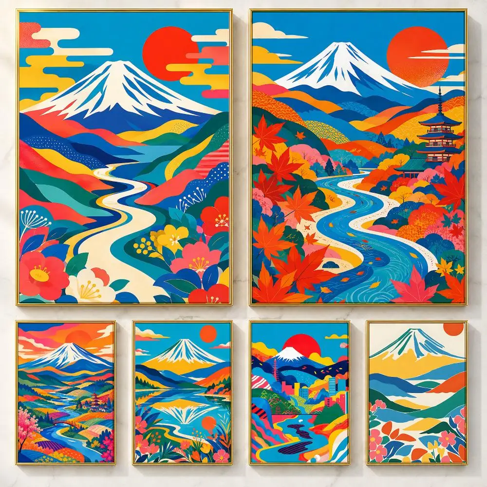Limited Art M-Mount FujiS Poster Self-adhesive Art Poster Decoracion Painting Wall Art White Kraft Paper Home Decor