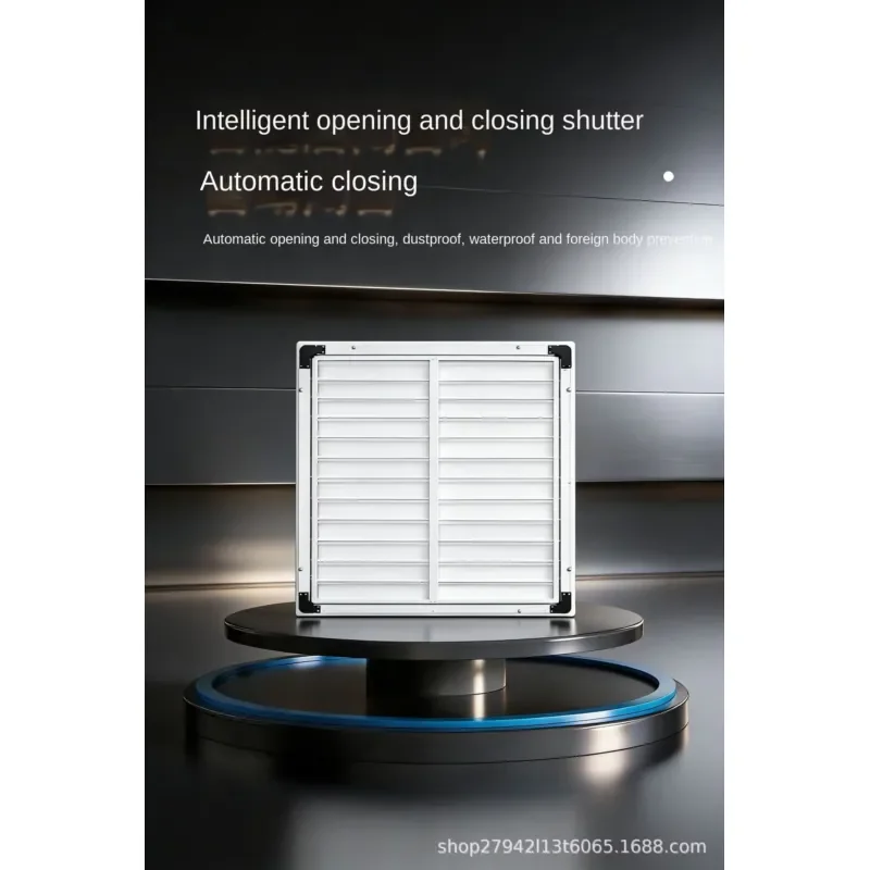 Electric 380V Ball Bearing Wall-Mounted Axial Negative-Pressure Industrial Exhaust Suction Fan Aluminum Alloy Blades - view 4