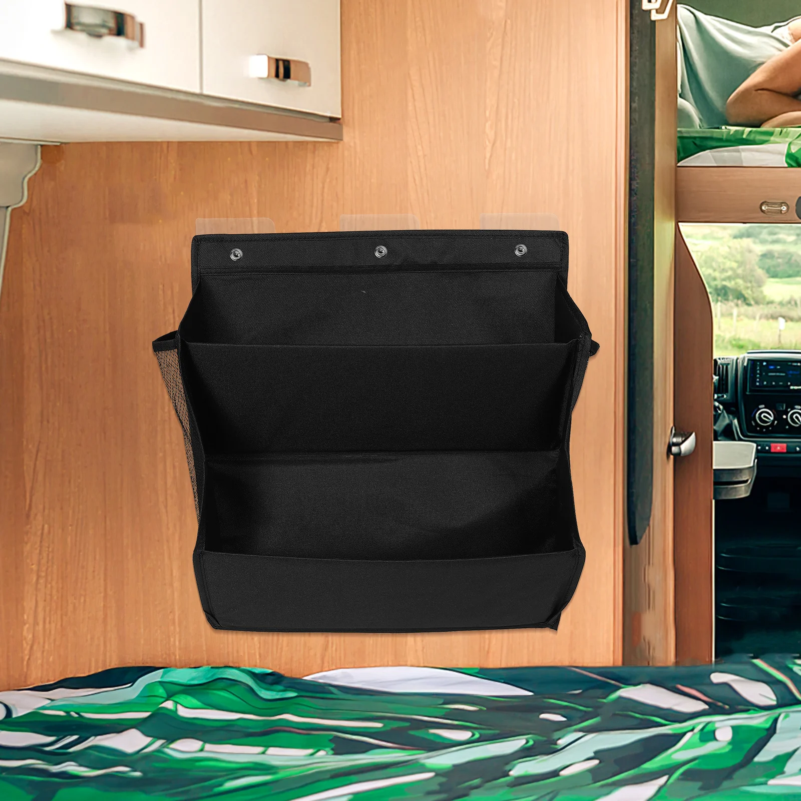 

1pcs 2-Tier Wall Mount Rv Shoe Rack Oxford Cloth Space-Saving Boot Organizer For Garage Camper Storage Indoor Outdoor Use