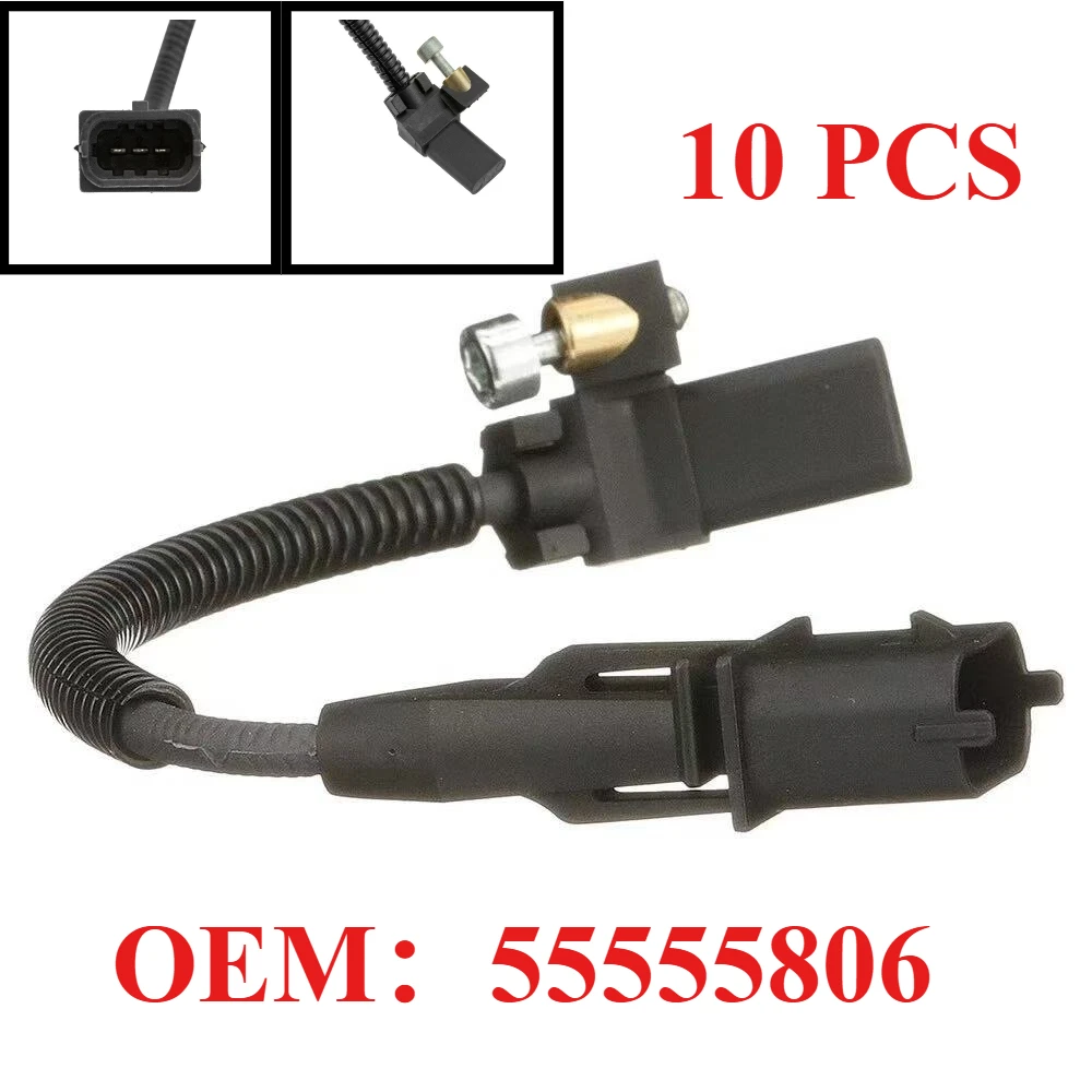 10PCS 55555806 Crankshaft Position Sensor For Chevrolet Aveo5 Pontiac G3 Wave Saturn Astra 1.6L 1.8L 2009-2011 Car Accessories