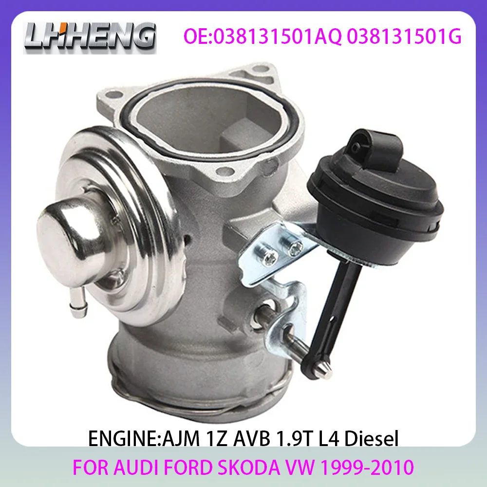 Engine EGR valve Exhaust gas recirculation valve For VW PASSAT AUDI FORD SKODA 1.9L 1.9 L T L4 Diesel 95-10 AJM 1Z 038131501AQ