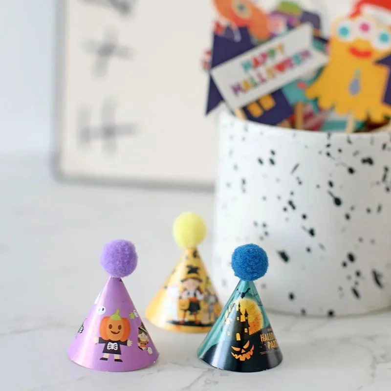 30/15 قطعة كعكة صغيرة الديكور أفضل قبعة كيك تحلية تزيين لوازم عيد ميلاد لطيف الكعك توبر كعك الزفاف توبر الخبز #4