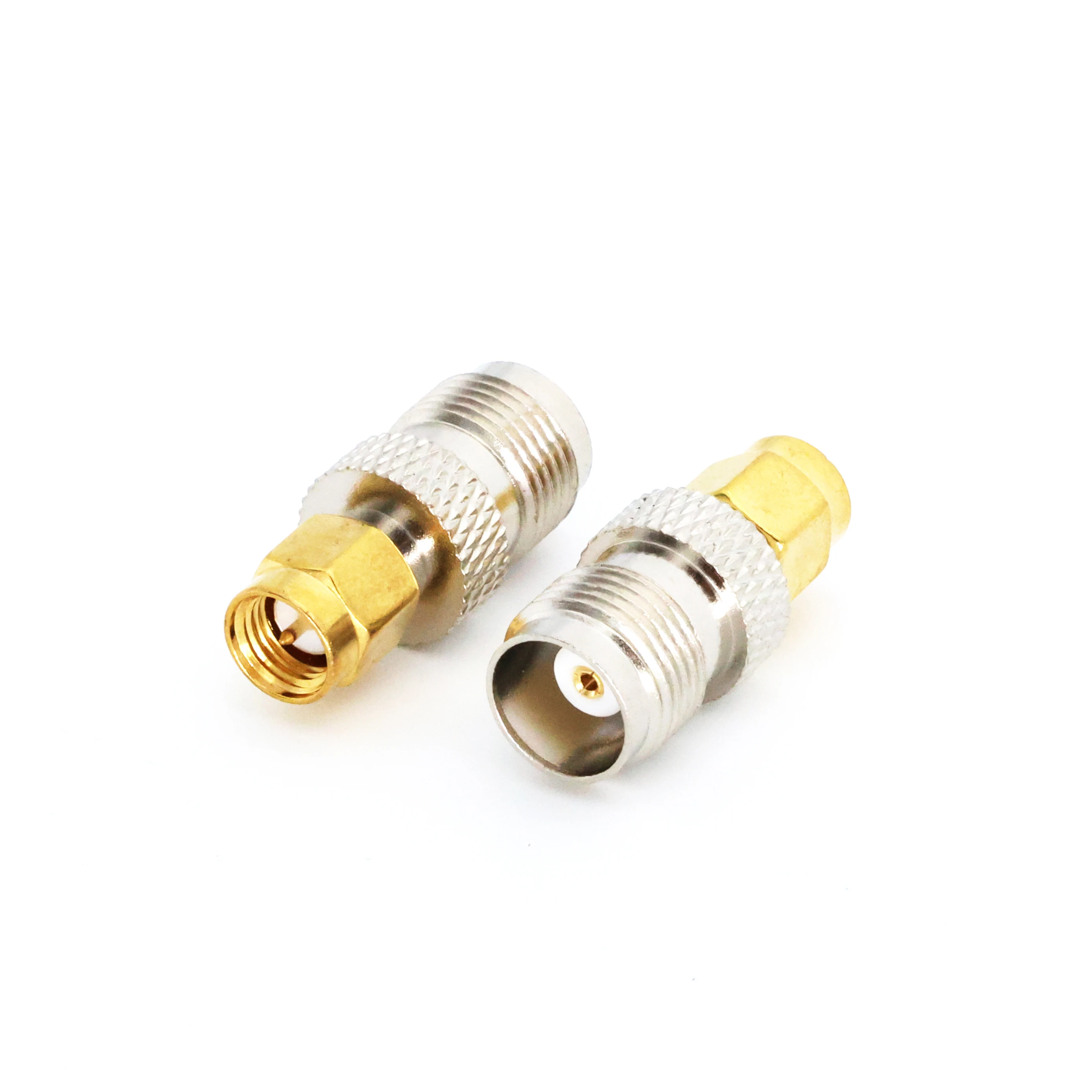2pcs Adapter TNC Female jack to SMA Male plug RF Coaxial Connector High Quanlity Straight