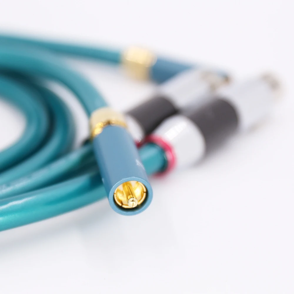 Ortofon-hifi xlr أنثى إلى rca كابل ذكر ، 1 زوج ، عالية النقاء ، occ ، 2 rca إلى 2 xlr