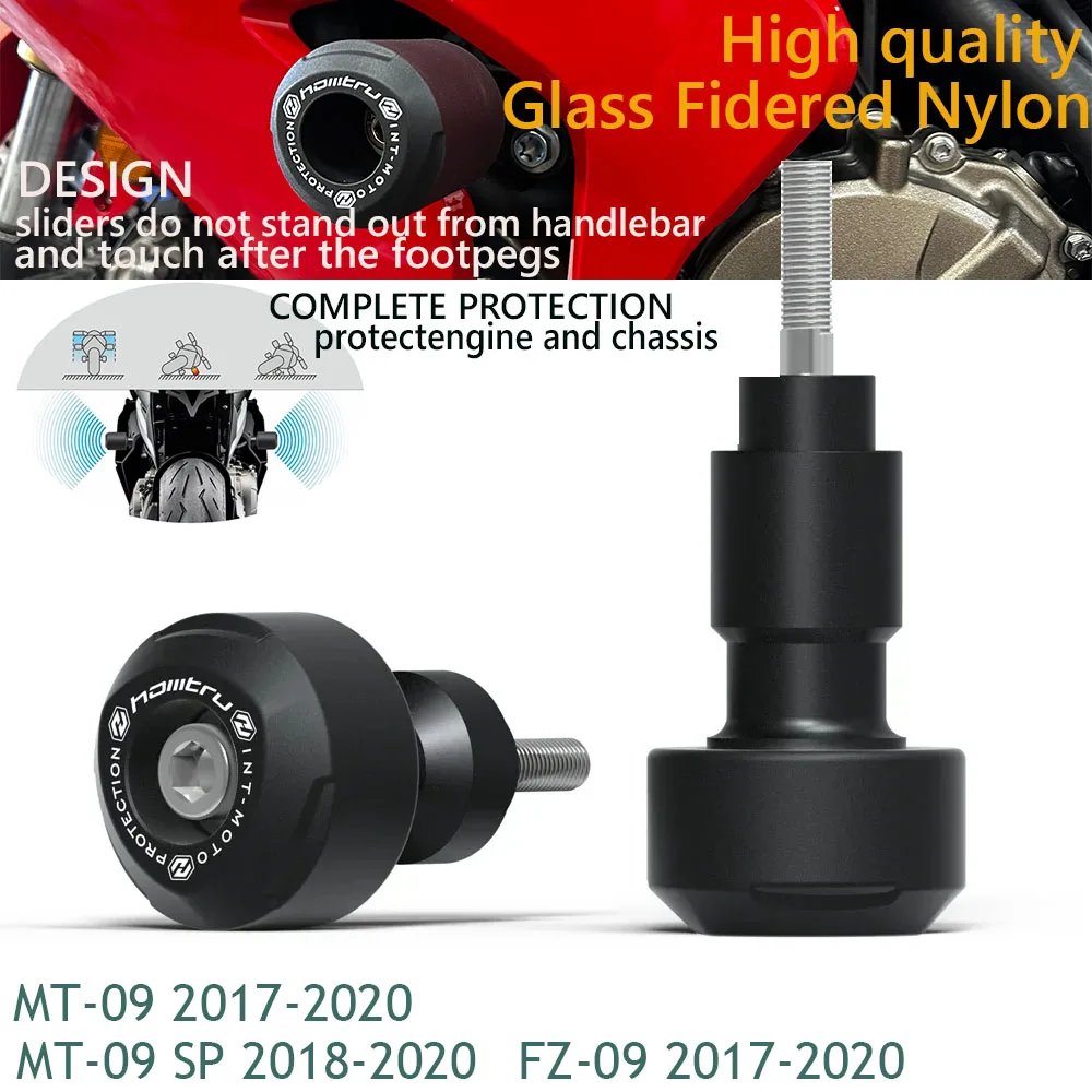 

Motorcycle anti-collision and Crash Protection Bobbins For YAMAHA MT-09 2017-2020 MT-09 SP 2018-2020 FZ-09 2017-2020