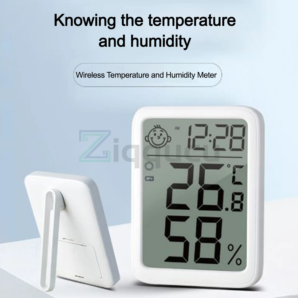 Digital Hygrometer Indoor Thermometer Room Hygrometer Humidity Meter with Comfort Indicator for Home Office Baby Room