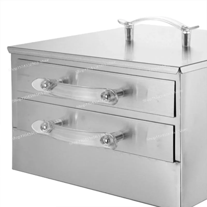 جهاز بخار تشيونغ المرح من الفولاذ المقاوم للصدأ بطبقتين - صانعة نودلز الأرز الاحترافية للمطبخ المنزلي، طباخ الإفطار ديم سوم