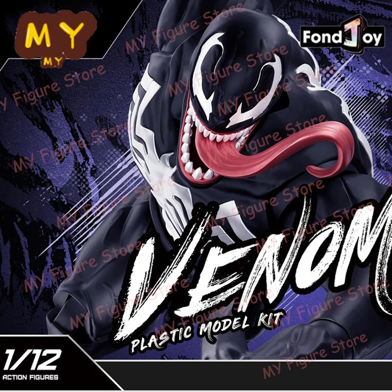 

New Original Fondjoy Venom Model Kit 1/12 Venom Action Figure Assembly Infinity Saga ABS Joint Movable Kid Toy Gift