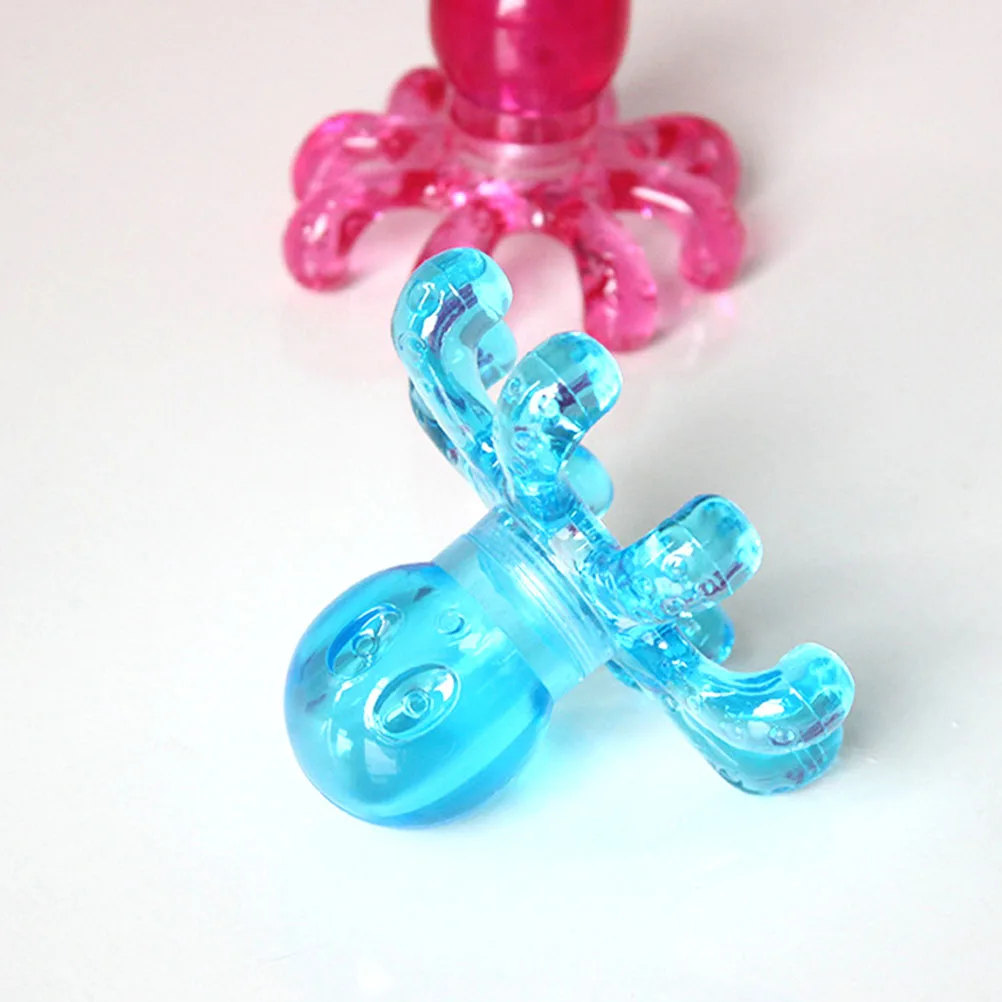 

4 Pcs Octopus Massage Elder Scalp Massager Scratcher Plastic Massagers Hair Scrubber for