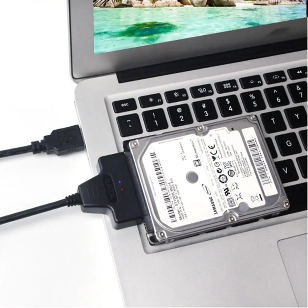 Professional External HDD SSD 2.5 Inch 22 Pin Converter Adapter Cable USB 3.0 To SATA Hard Disk Driver