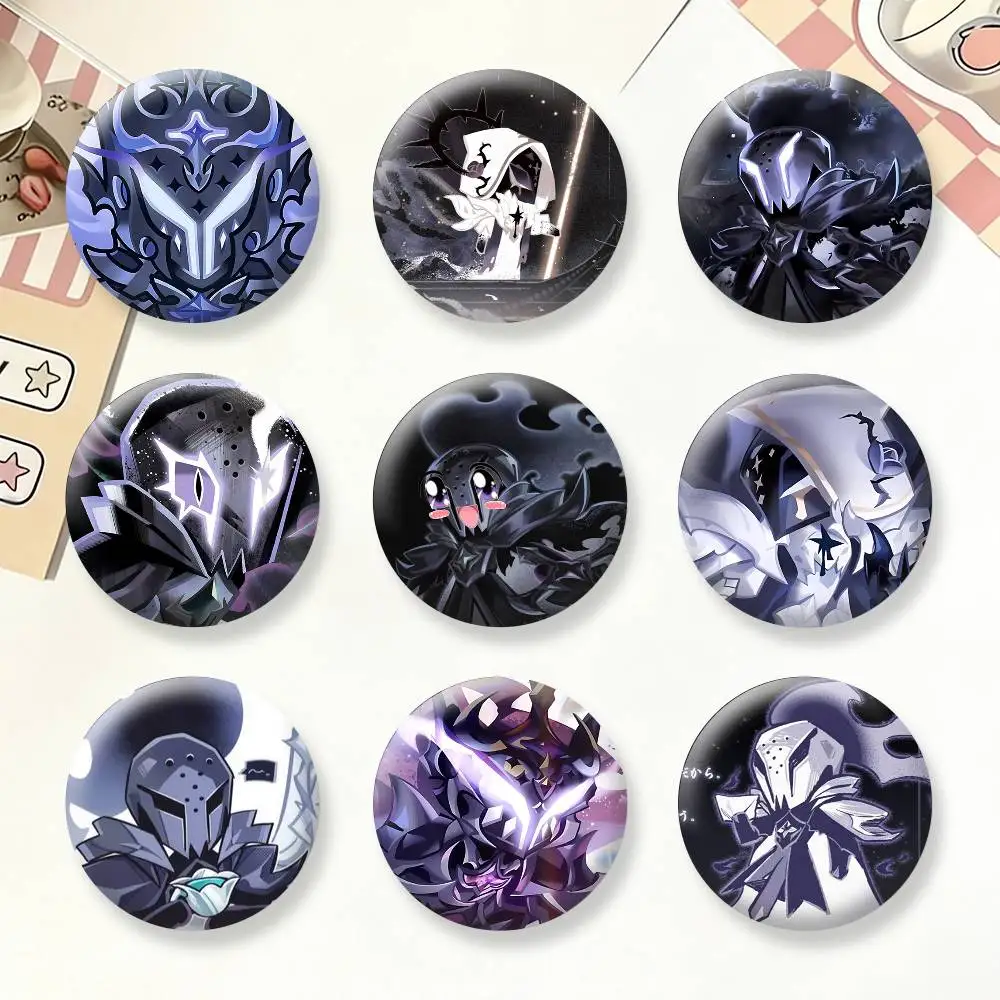 C-CookieS Silent Salt Badges Creative Tinplate Button PinsBrooch Badge Clothes Backpack
