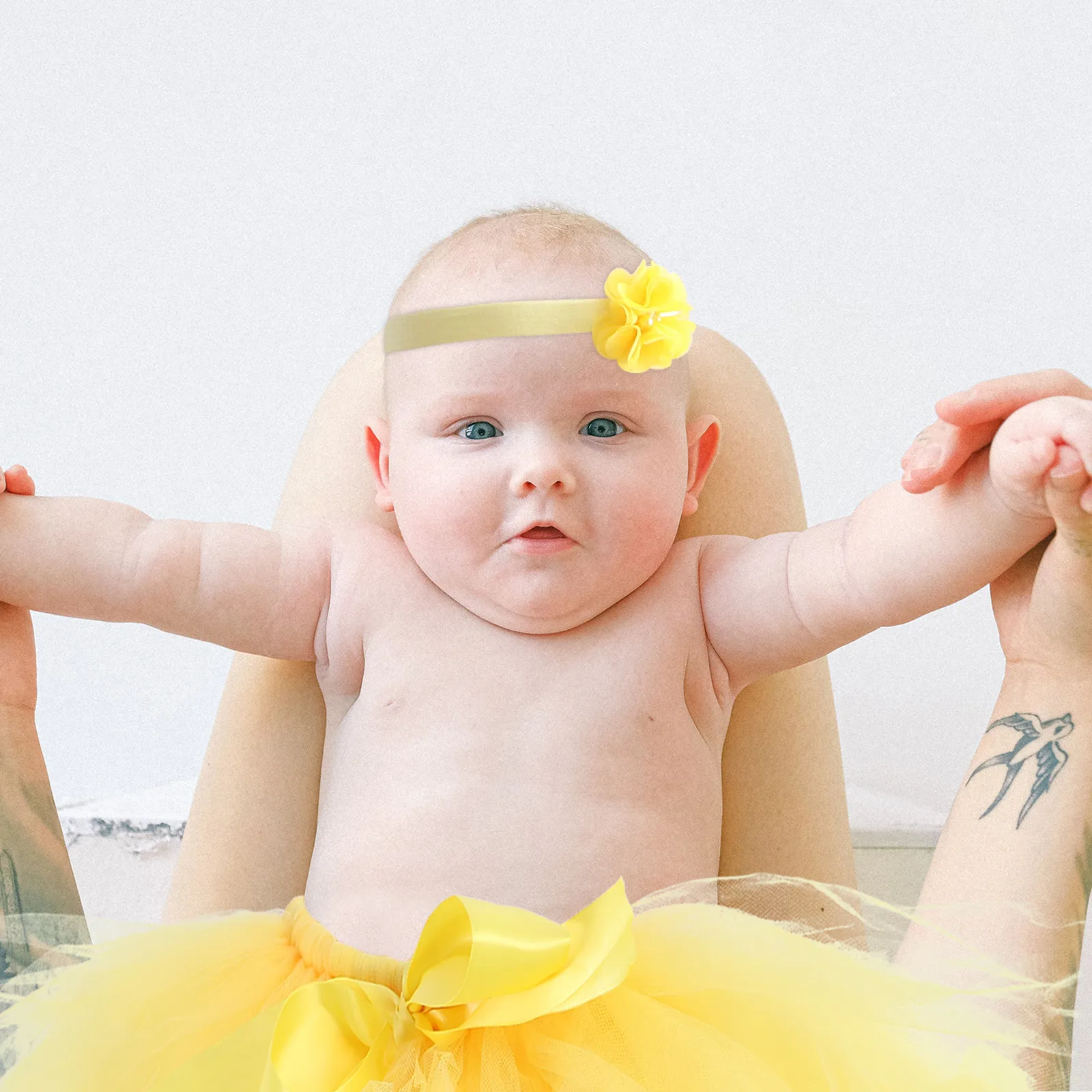 12pcs Infant Tutu Skirt Yellow - Photography Yellow review and price