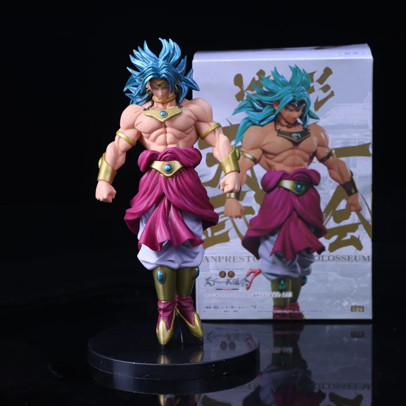 20Cm Dragon Ball Z DBZ Figure Broli Super Saiyan Figurine Broly PVC Action Figure Model Dolls Collections Toys for Children