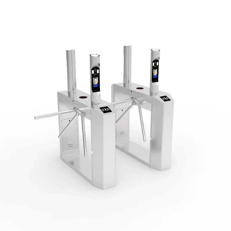 Stainless steel biometric turnstile