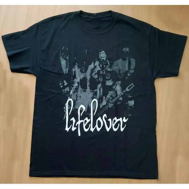 

Lifelover Band Music For Lovers Black Cotton T Shirt Full Size S 5Xl