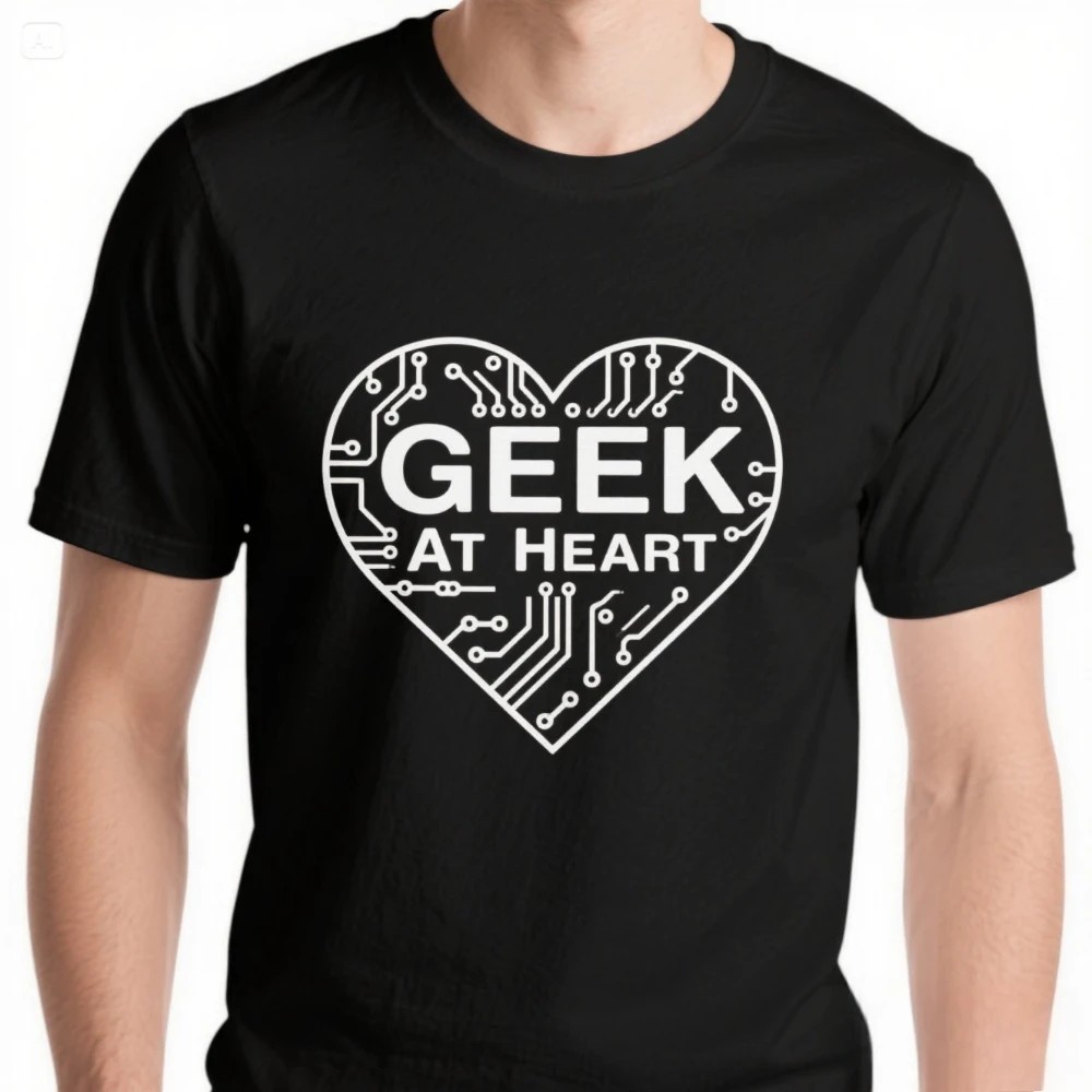 

Geek At Heart Circuit Board T-Shirt 100% Cotton O-Neck Summer Short Sleeve Casual Mens T-shirt Size S-3XL