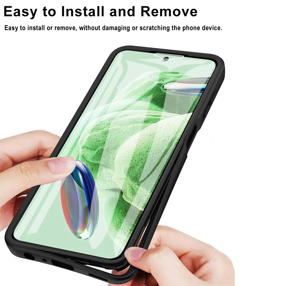 حافظة كاملة من السيليكون لهاتف Mi Redmi Note 14 13 12S 11S 12 11 10 Pro Plus 5G 15C 15 13C 14C A5