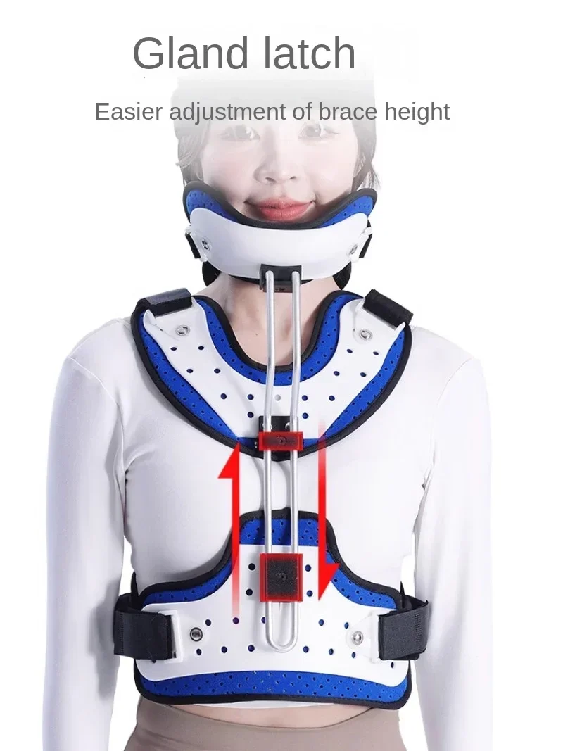 head and neck thoracic fixation brace adjustable neck and cervical spine fracture postoperative rehabilitation orthotic