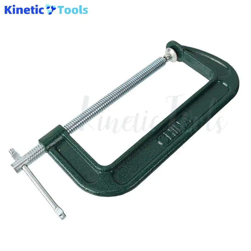 

G-shaped Clip Mini C Fixture with Sliding T-shaped Handle, Suitable for Woodworking, Welding, Metal Workpieces, and Woodworking