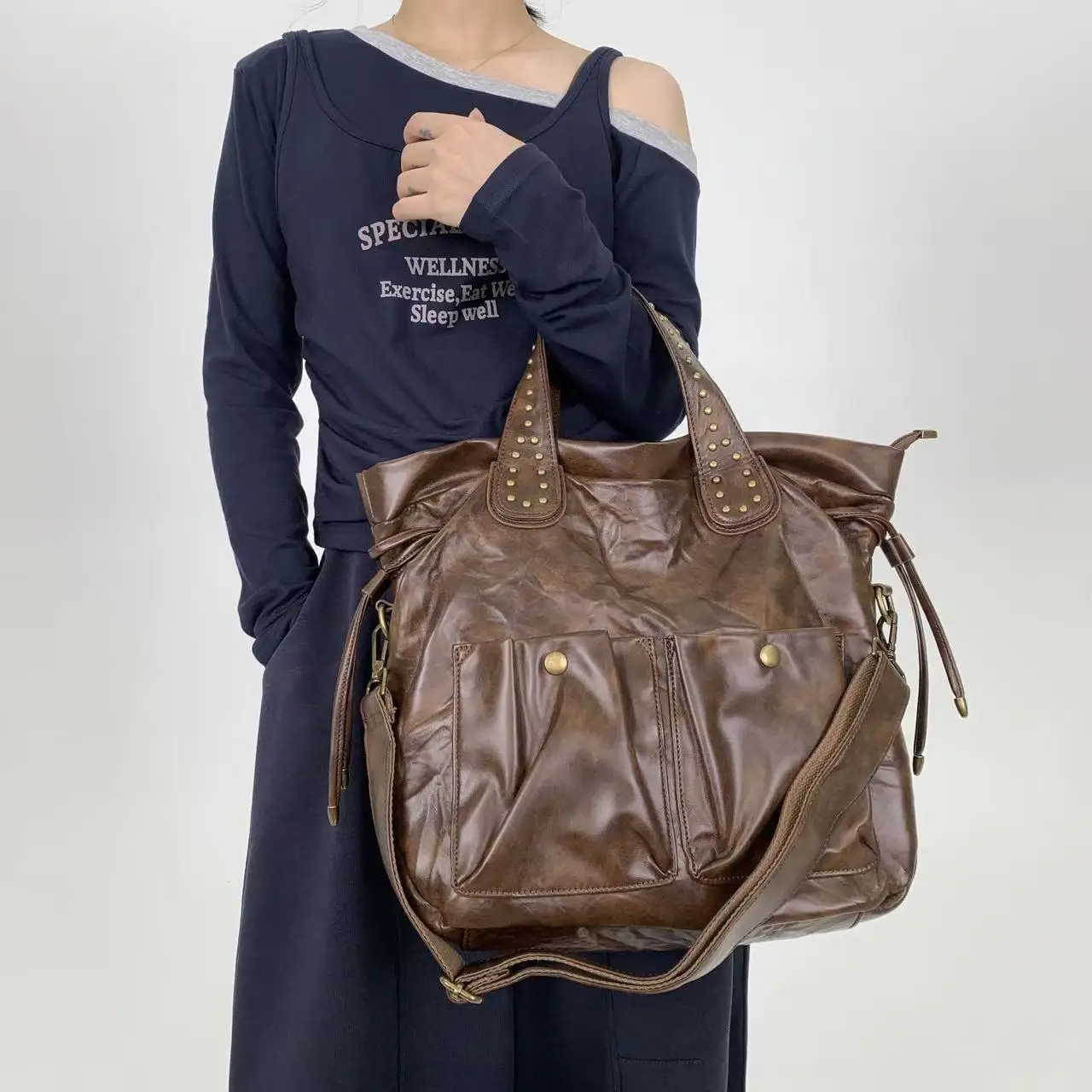 

Женская сумка Venn Angel: большая сумка-тоут с ручкой, плиссированная модная сумка через плечо, сумка для телефона и денег