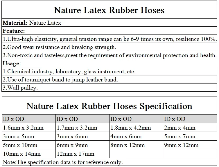 Nature Latex Rubber Hoses Antifreeze Tension Rope Pipe High Resilient Elastic Tube Slingshot for Hunting Slingshot Catapult Bow