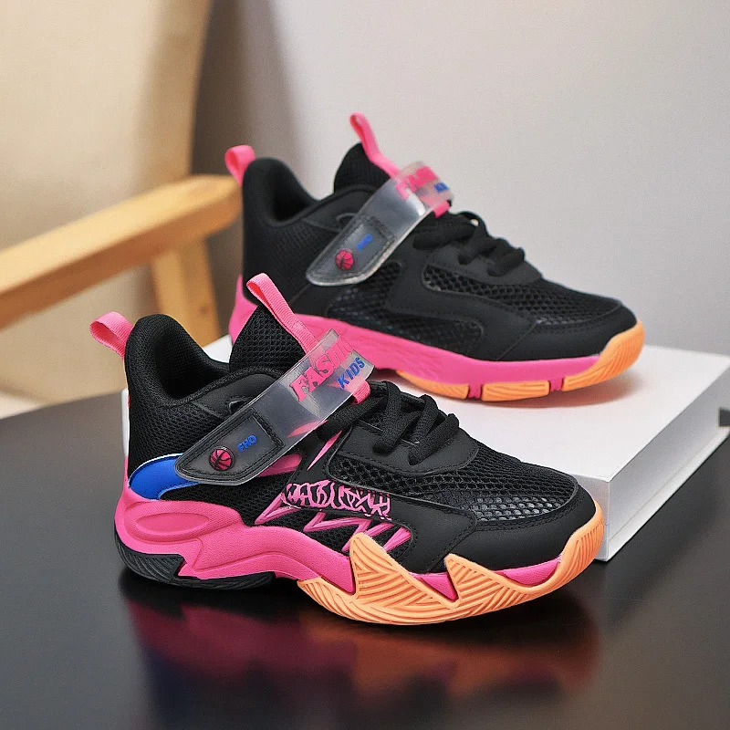 

Детские легкие кроссовки для мальчиков и девочек, 4-цветная весенняя школьная повседневная обувь, дышащие нескользящие кроссовки
