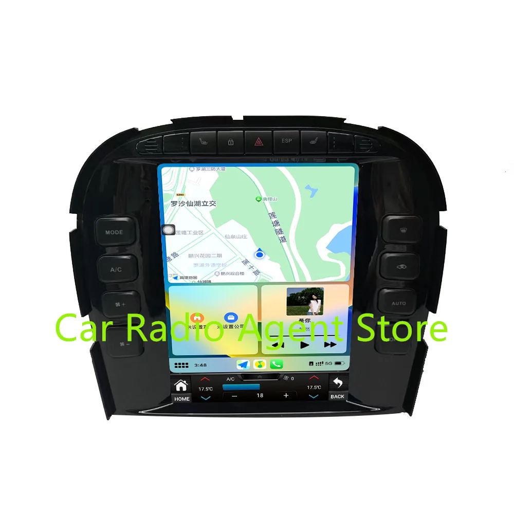 For Jaguar S-type 2001-2009 Android 13 8G128G CARPLAY Multimedia Player Car radio ​Stereo GPS Navigation Autoradio Head Unit