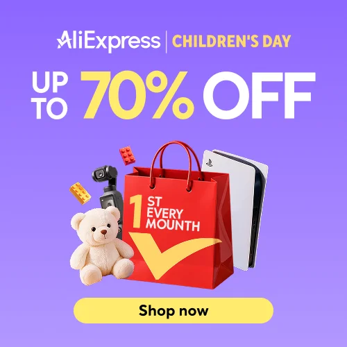 AliExpress Children's Day promotion for Brazil