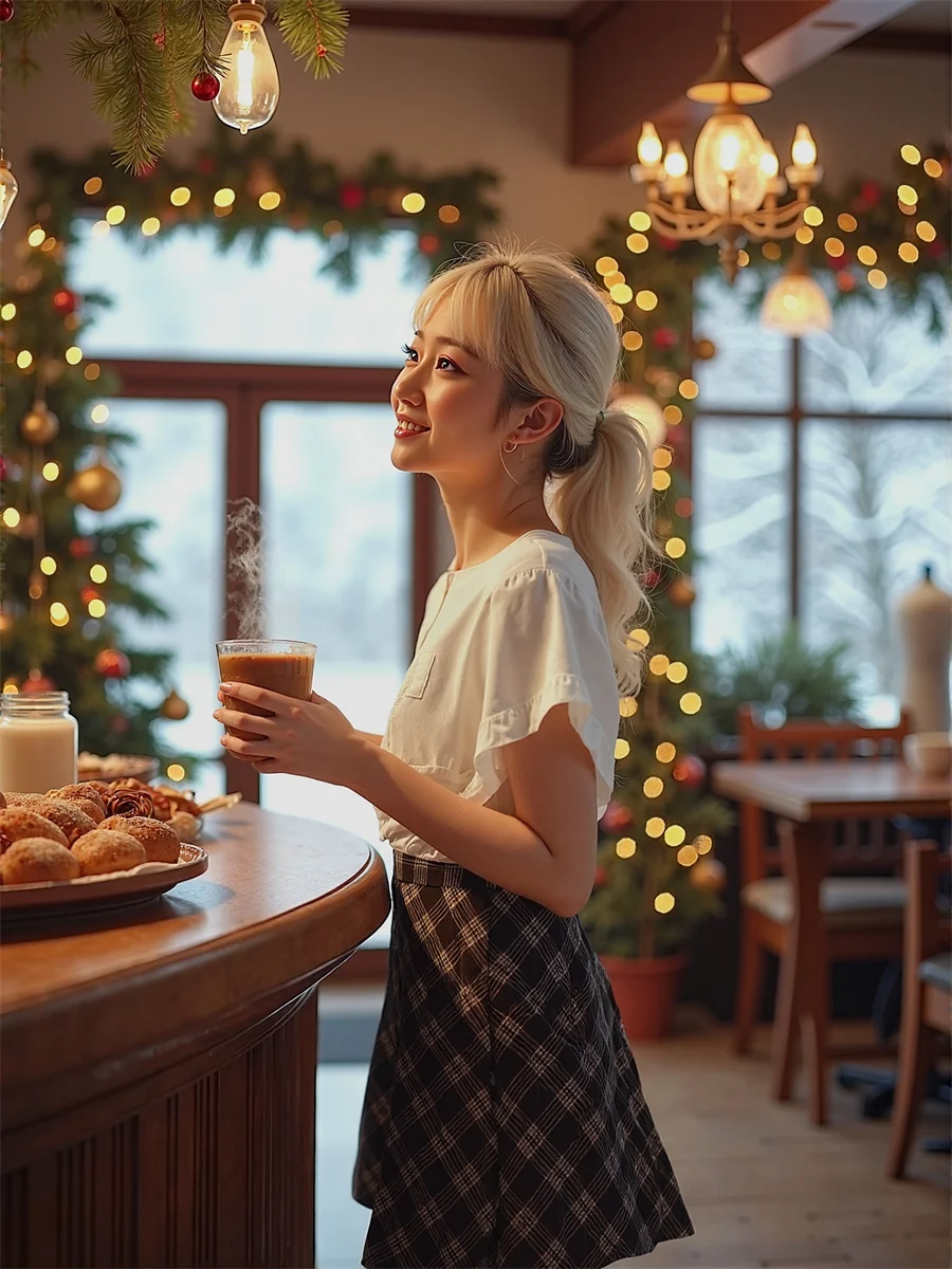 Plaid Empire Preppy Style Skirts For Woman Office Women Clothes Autumn Knit Midi Daily Minimalism Girl Ribbed Elasticity Stretch