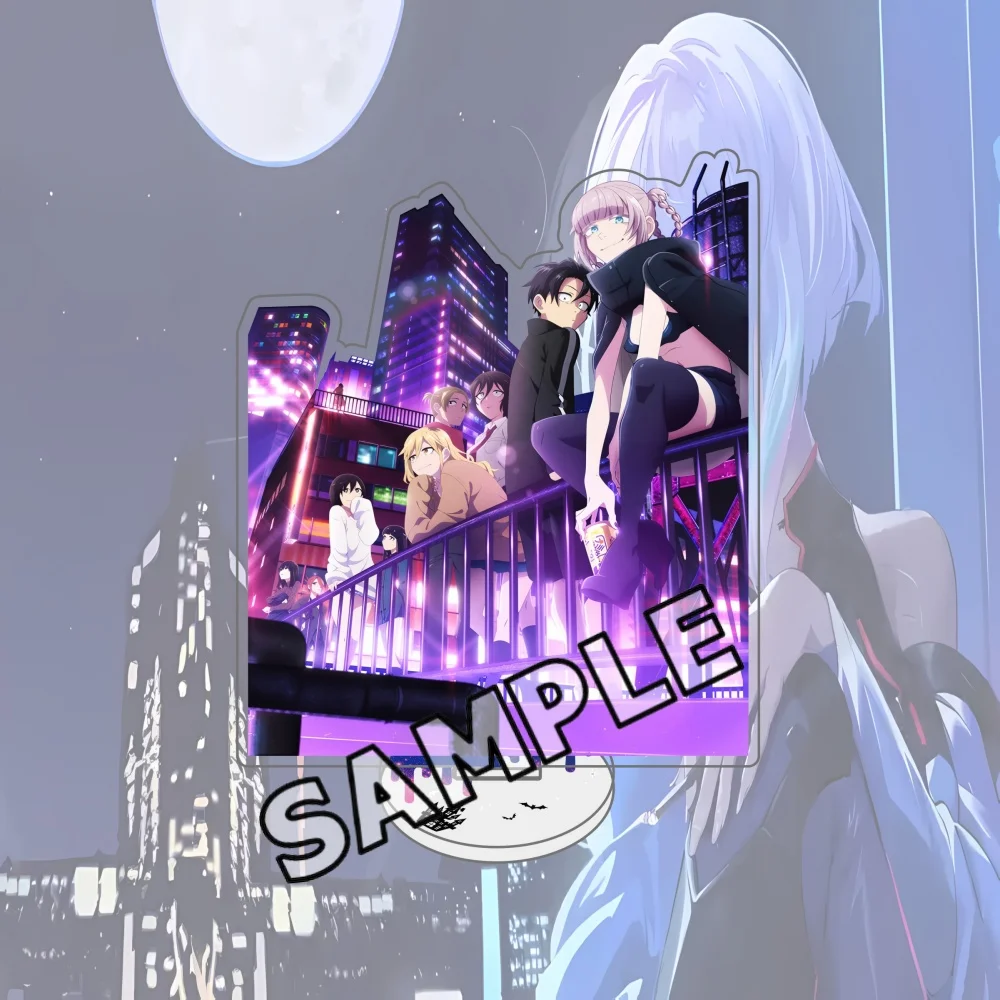Anime Call Of The Night Acrylic Standee Yofukashi No Uta Cosplay Nanakusa Nazuna Yamori Ko FiguresDesktop Decoration keychain view 2