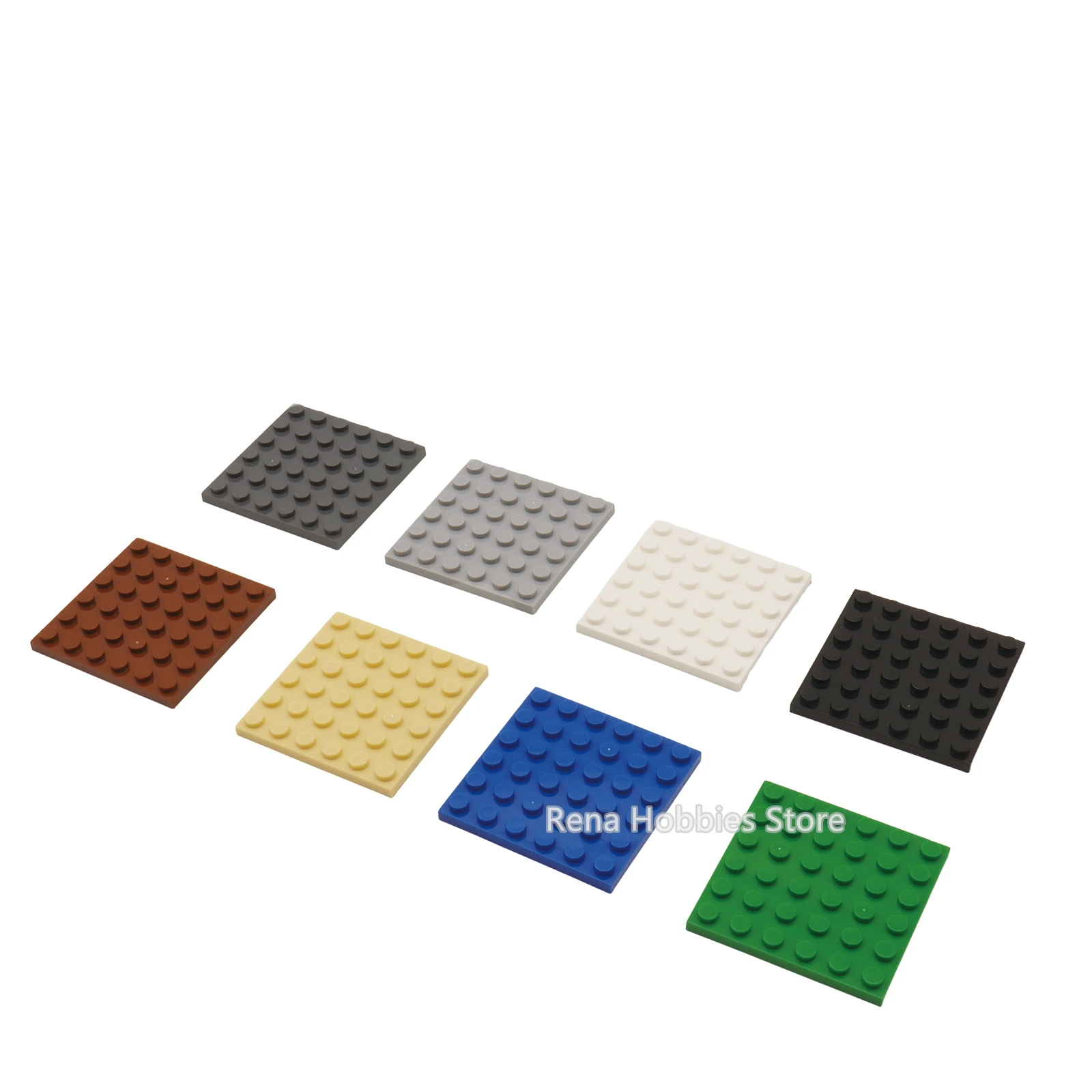 20 قطعة 3958 لوحة قاعدة صغيرة 6x6 نقاط Moc الإبداعية لتقوم بها بنفسك اللبنات الطوب تجميع الإنشاءات لعب للأطفال #3