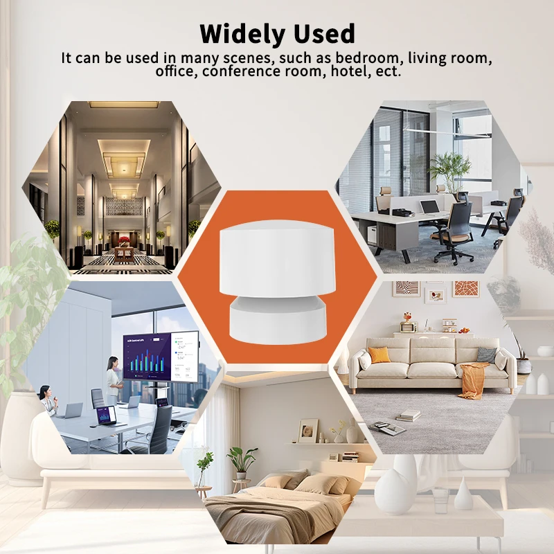 Zigbee or Wi-Fi Human Presence Sensor Works With Smart Life App For Remote Monitoring and Smart Home Automation