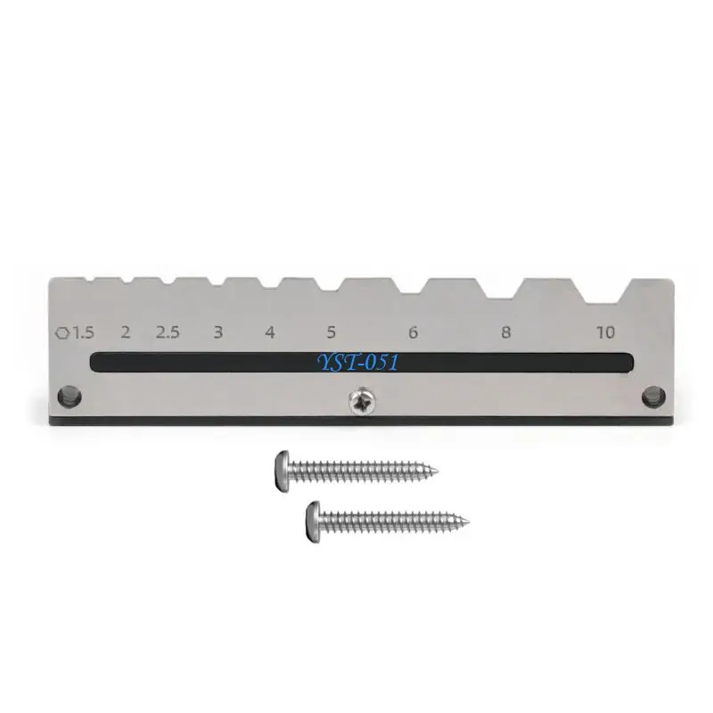 E15A Wall Mounted Wrench Metal Rack For 9 Piece Tool Storage