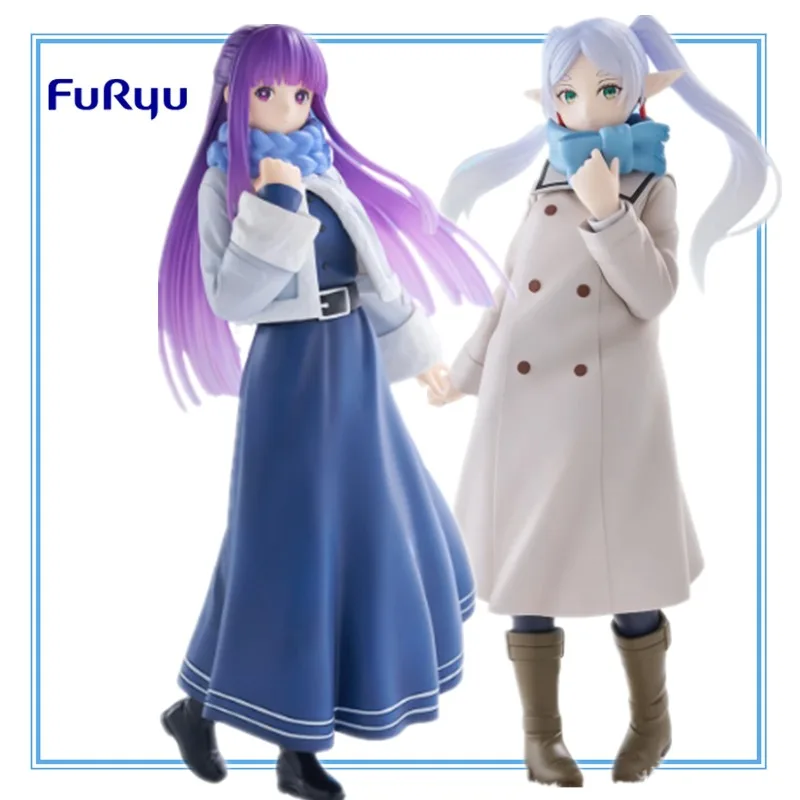 

Оригинальный FURYU Frieren: Beyond Journey's End Frieren Fern ПВХ 17 см, коллекция моделей персонажей аниме, праздничные игрушки, подарки