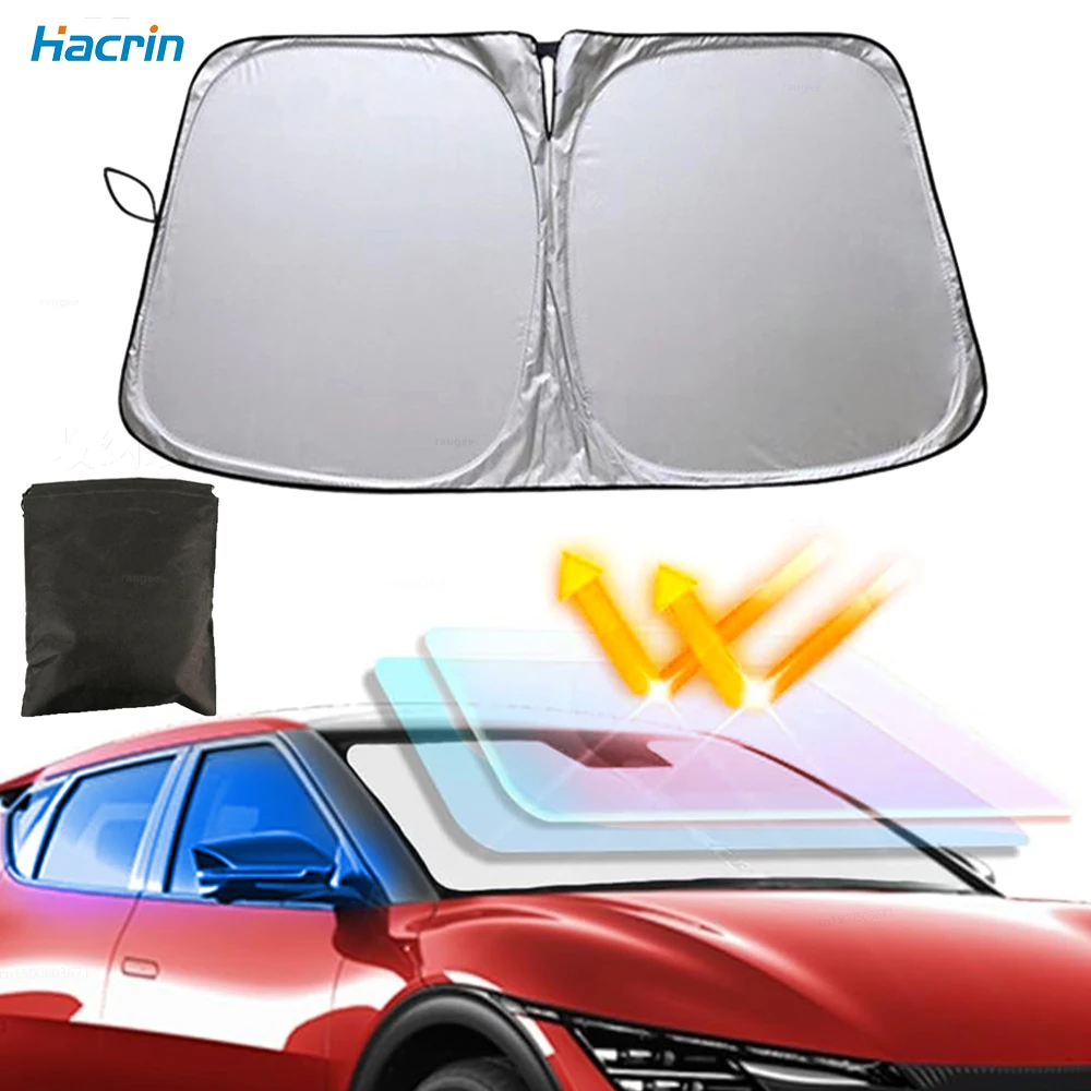 Parasol Plegable para Parabrisas de Coche, Protector UV Delantero para Parabrisas de Automóvil