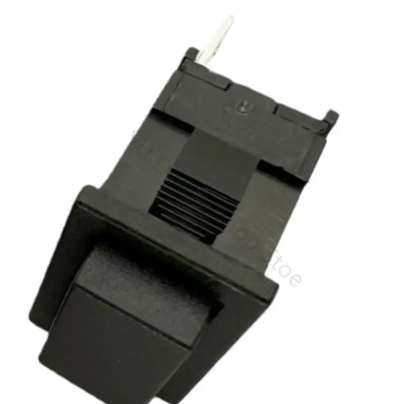 96BA 2 Pin Black Panel Mount Replacement Part Set, 16A 250V Power Control Component Pair for Equipment Repair, Maintenance, and