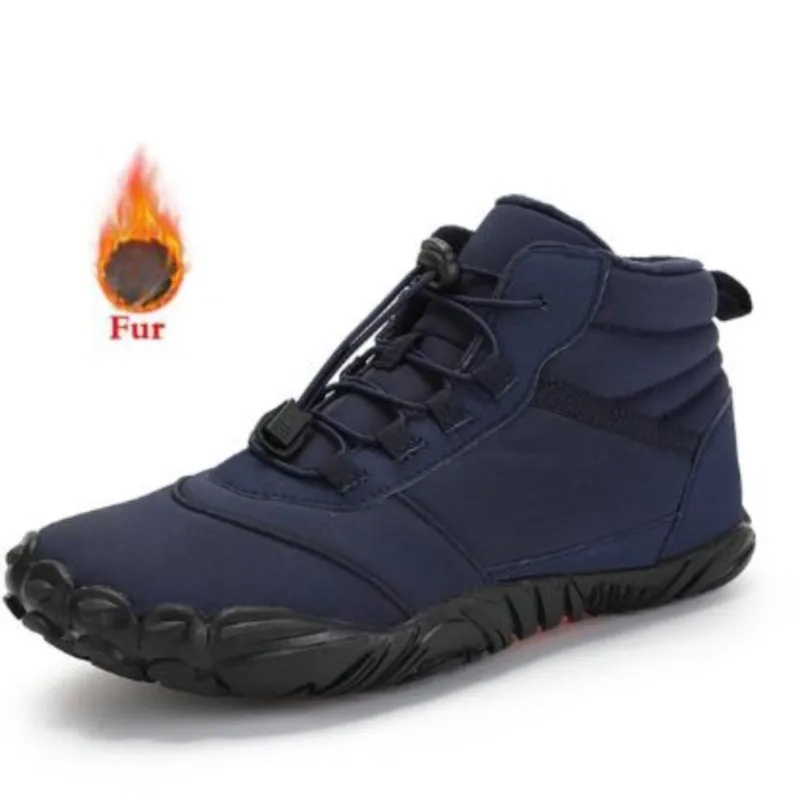 Nowe buty męskie Zimowe buty za kostkę Buty zimowe Pluszowe sznurowane antypoślizgowe buty śniegowe Outdoor Couple Sneakers C1234