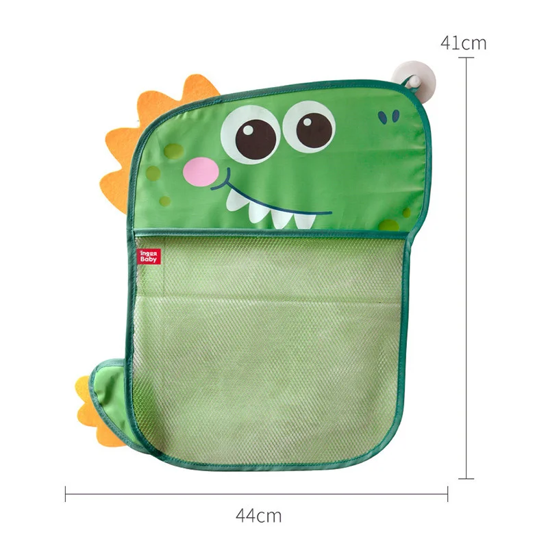 Baby Shower Toy Cute Duck Frog Net Toy Storage Bag forte ventosa Baby Shower Game Bag bagno Organizer Water Toy