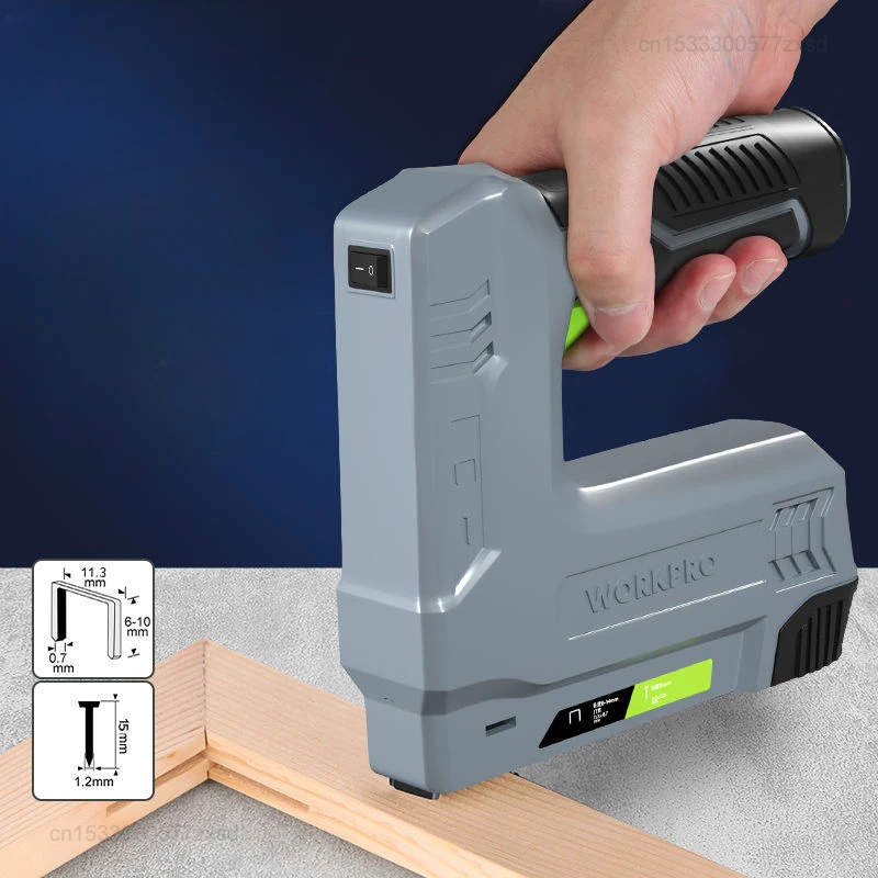 Youpin New Woodworking Lithium Electric Nail Gun Rechargeable Plug-in Code Nail Gun Furniture Construction Power Tools for Home