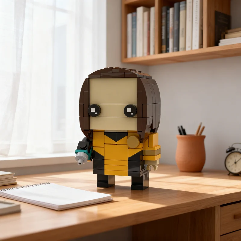 

159pcs MOC Brickheadz Lt Cmdr Una Chin Riley Model Building Blocks Christmas Gifts Architecture Toy Idea Education Brick