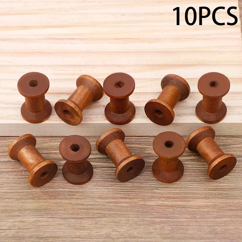 10Pc Vintage Wooden…