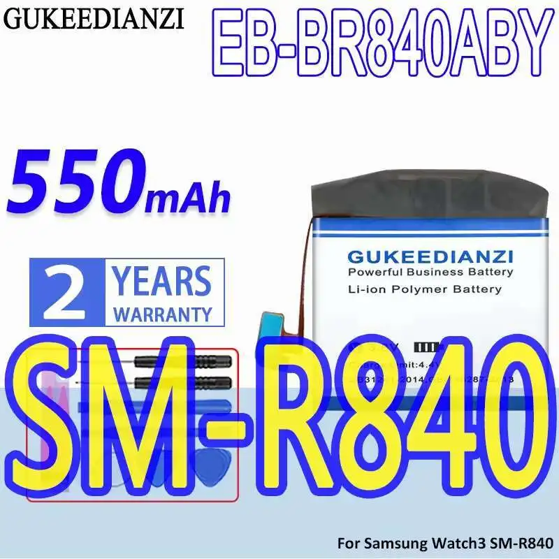 

Long-Lasting For Samsung Galaxy Watch 3 45MM SM-R840 R845 SM-R845F Watch Battery 550mAh High-Efficiency EB-BR840ABY