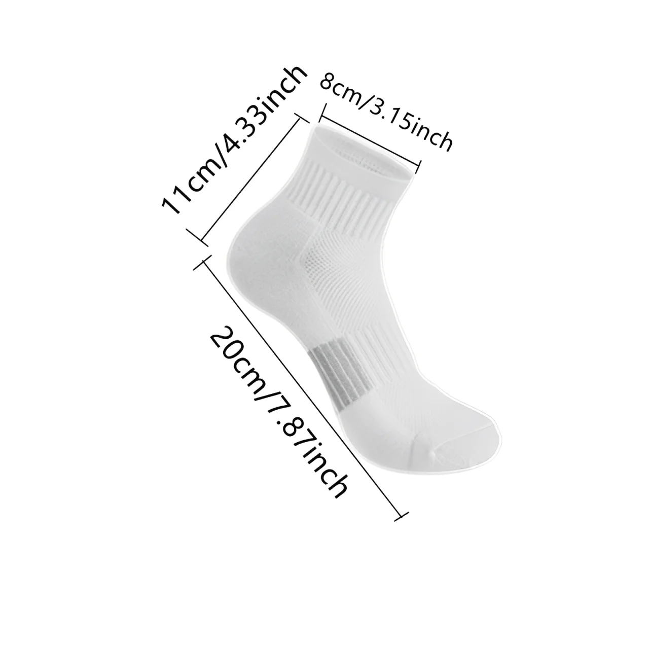 5 pairs of breathable and comfortable sports socks for women, suitable for all seasons Suitable for outdoor sports and casual we