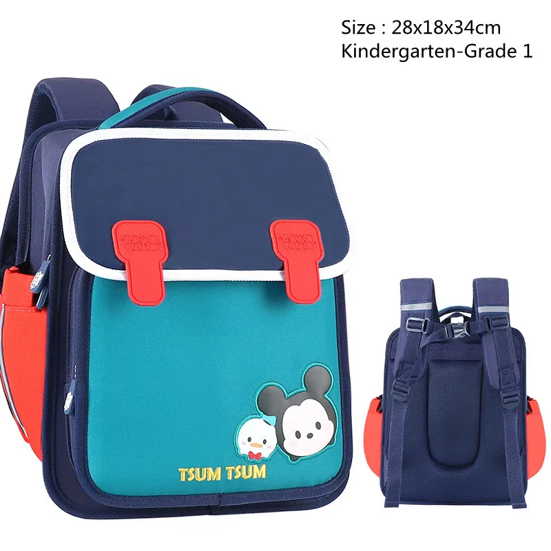 Disney New School Bag For Boys Girls Kindergarten Bag Grade 1 Primary Student Shoulder Orthopedic Backpack Kids Gifts Mochilas