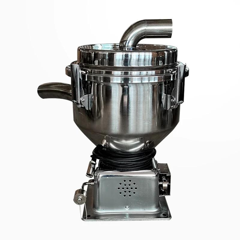 201 stainless steel 7.5L12L24L auxiliary parts vacuum hopper feeding storage hopper stainless steel suction machine