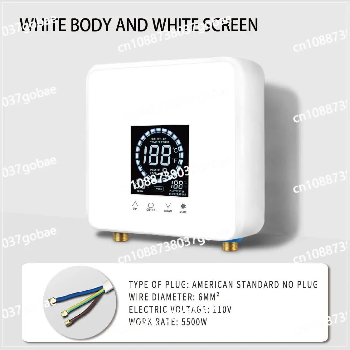 

110V instant water heater, intelligent constant temperature fast thermal electric water heater