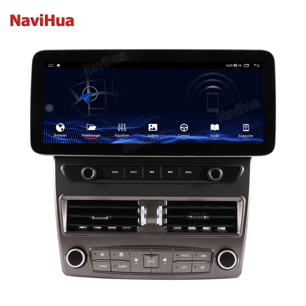 

NaviHua для Lexus LS430 2001 2006 Новое поступление 12,3 ''сенсорный экран Android автомобильный стерео мультимедийный плеер GPS навигация Carplay