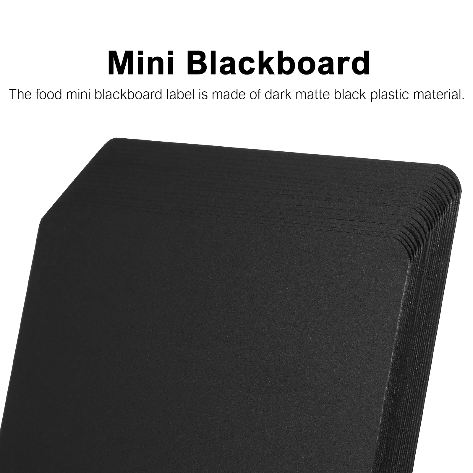 1Set Small Chalkboard Sign Board Mini Chalkboards for Food Signs Table Number Chalk Markers Cleaning Cloth Included