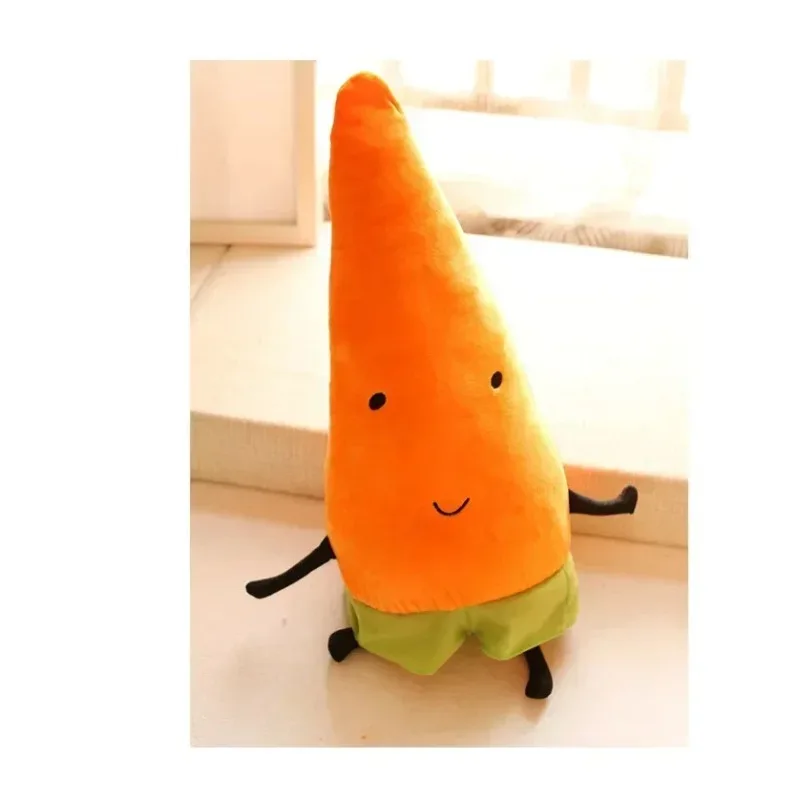 Jouets en peluche de 60cm, joli oreiller végétal créatif, coussins de poupée, oreillers de canapé, citrouille, maïs, poupée mignonne, cadeaux d'anniversaire