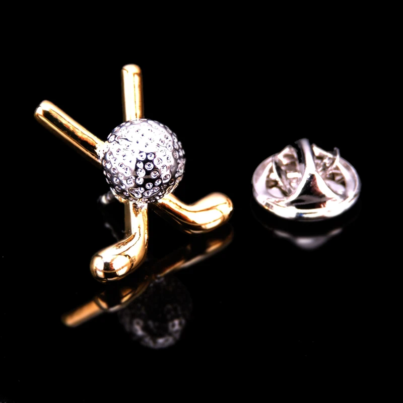 High quality golf boxing gloves brooch fashion brand denim clothing hat scarf suit lapel badge pin men\'s brooch